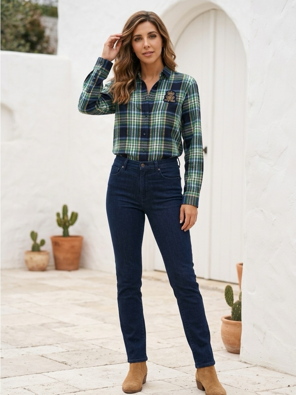 Lauren Ralph Lauren Plaid Long sleeve